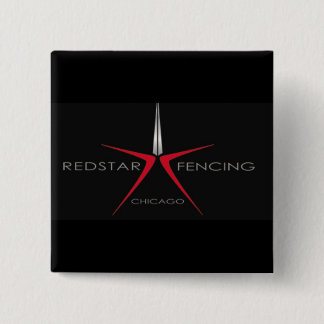 redstar pinback button