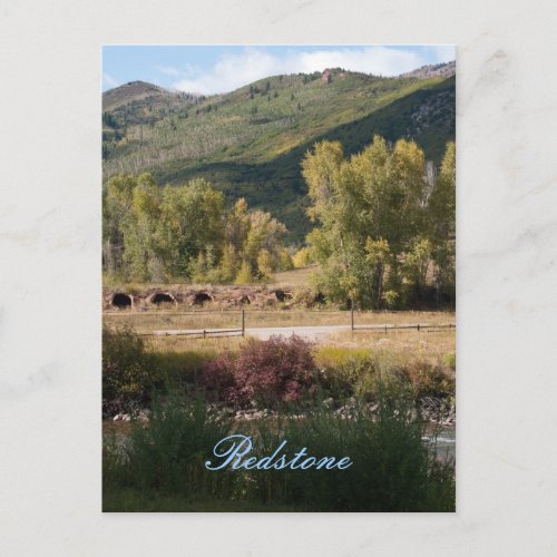 Redstone Colorado in Late Summer Postcard