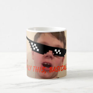 Redstone Gamer64 YouTube Mug Basically Design