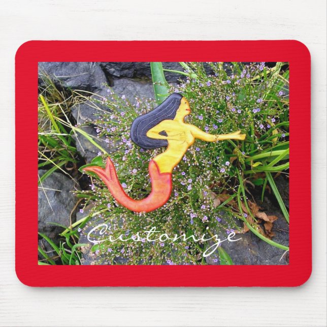 redtail sirena mermaid mouse pad (Front)