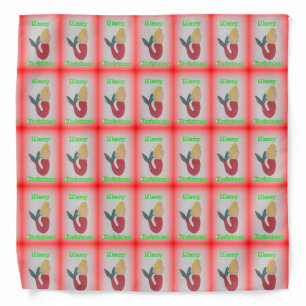 redtailed blonde mermaids christmas bandana