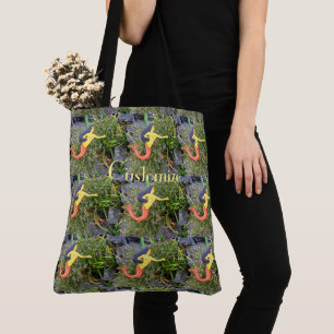 redtailed sirena mermaids tote bag