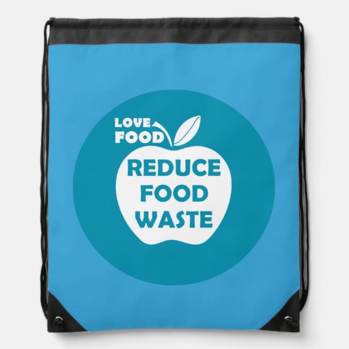 reduce food waste drawstring bag