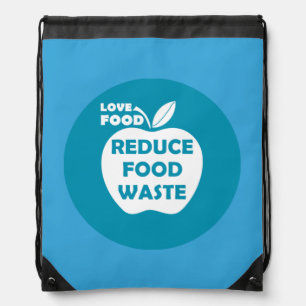 Reduce food waste recycling eco friendly drawstring bag