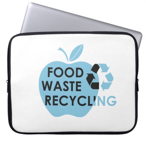 Reduce food waste recycling eco friendly laptop sleeve