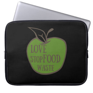 Reduce food waste recycling eco friendly laptop sleeve