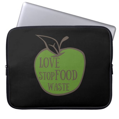 Reduce food waste recycling eco friendly laptop sleeve