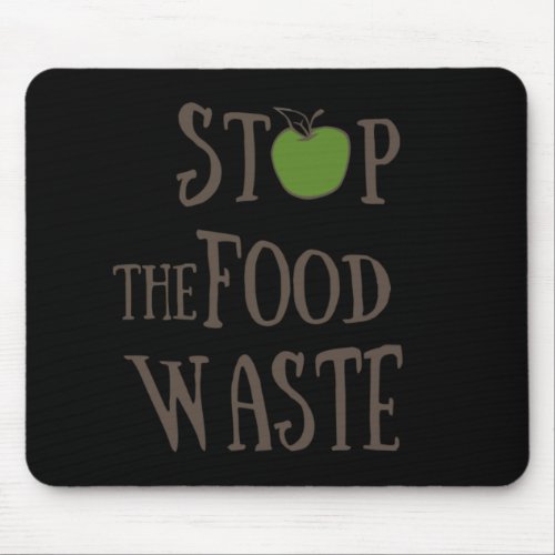 Reduce food waste recycling eco friendly mouse pad