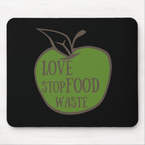 Reduce food waste recycling eco friendly mouse pad