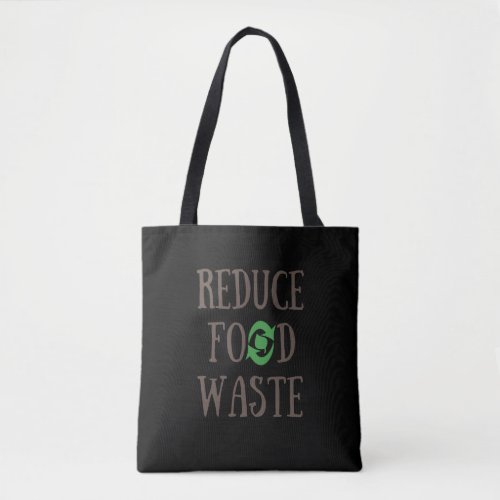 Reduce food waste recycling eco friendly tote bag