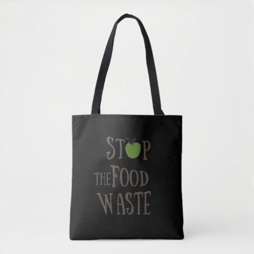 Reduce food waste recycling eco friendly tote bag