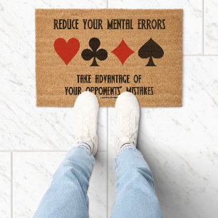 Reduce Mental Errors Take Advantage Opponents Fiber Doormat