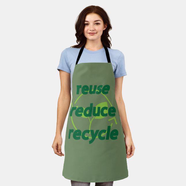 Reduce reuse recycle apron (Worn)