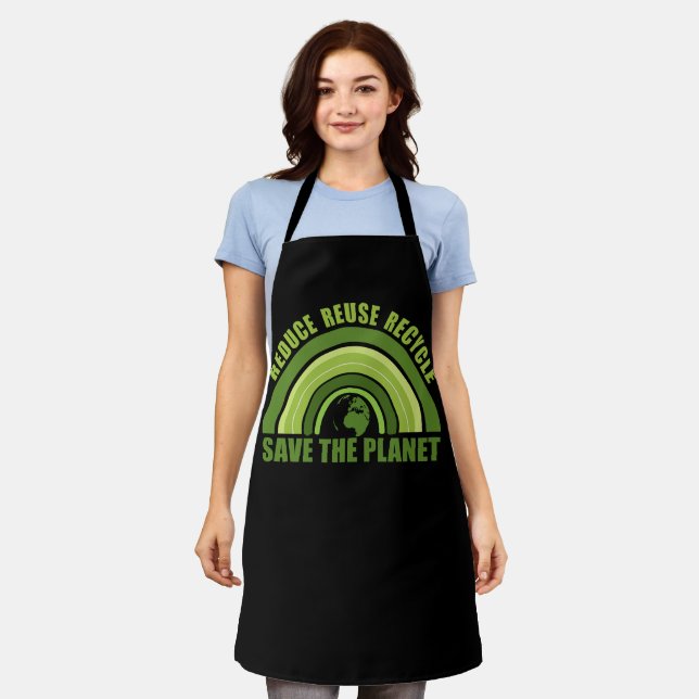 Reduce reuse recycle apron (Worn)