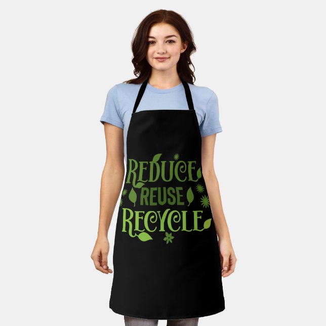 Reduce reuse recycle apron (Worn)