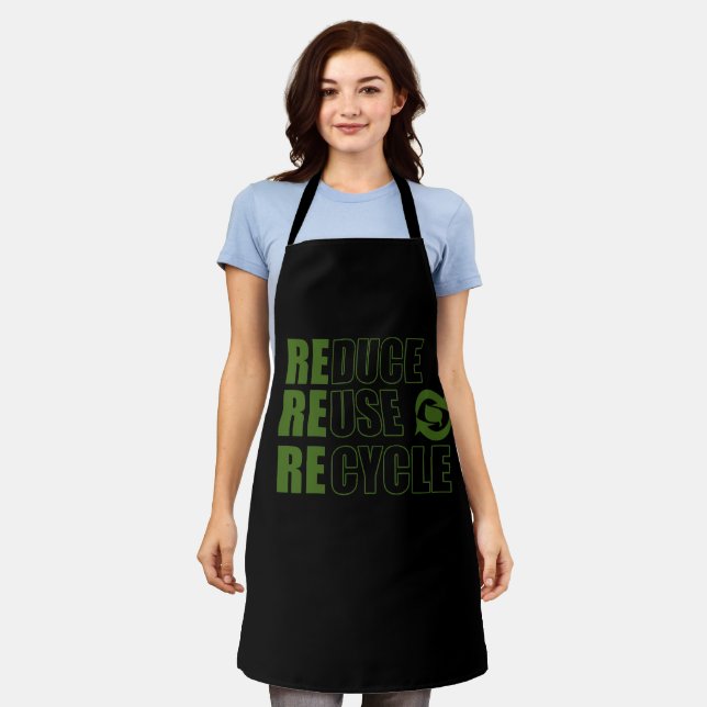 Reduce reuse recycle apron (Worn)