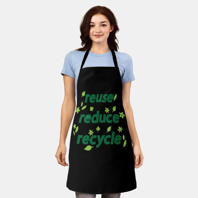 Reduce reuse recycle apron (Worn)