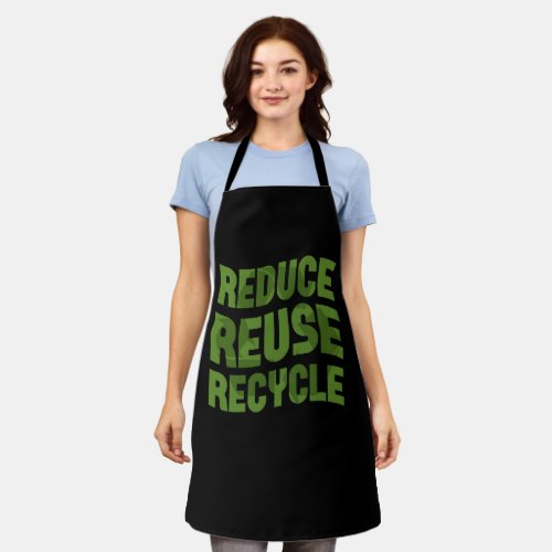 Reduce reuse recycle apron