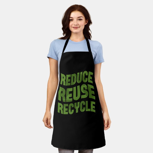Reduce reuse recycle apron (Worn)