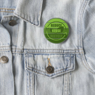 Reduce reuse recycle button
