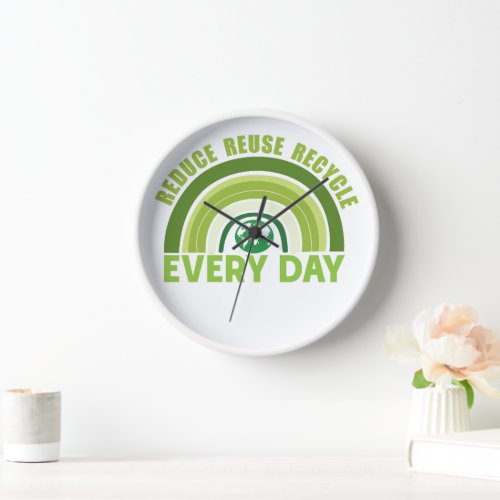 Reduce reuse recycle clock