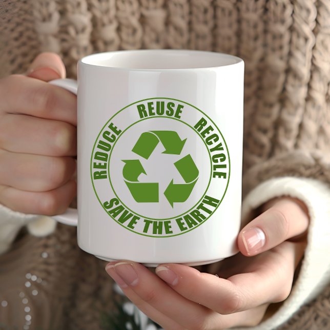 Reduce reuse recycle coffee mug (Creator Uploaded)