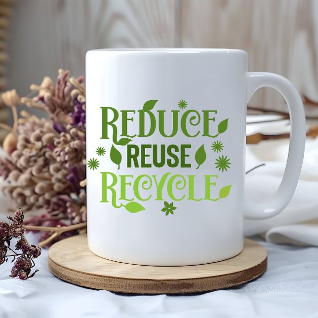 Reduce reuse recycle coffee mug (Creator Uploaded)