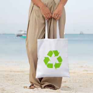 Reduce Reuse Recycle -Eco Symbol Sustainable Style Large Tote Bag