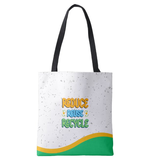 Reduce Reuse Recycle Eco Tote Bag  (Reduce Reuse Recycle Eco Tote Bag)