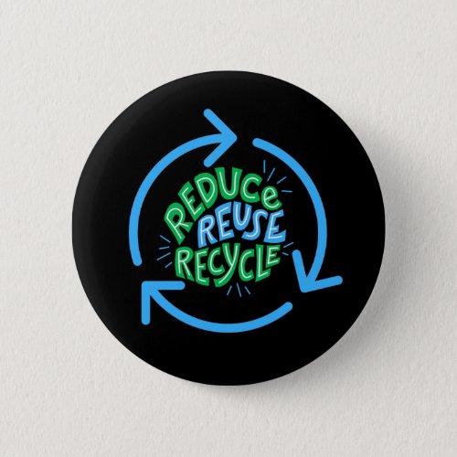 Reduce Reuse Recycle Environment Button