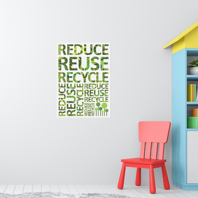 Reduce Reuse Recycle Poster