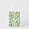 Reduce Reuse Recycle Green Tree Grocery Bag