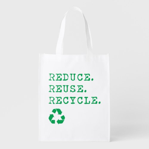 ReduceReuseRecycle Grocery Bag