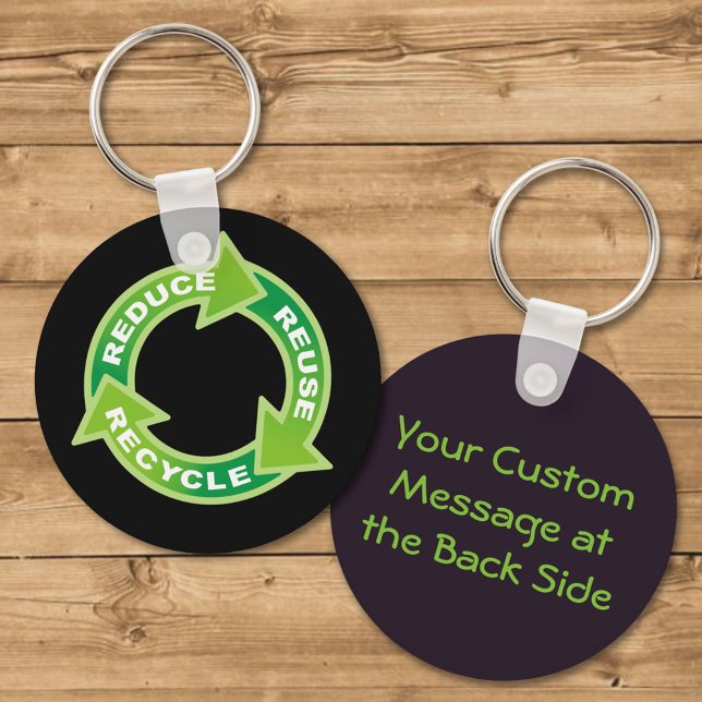 Reduce Reuse Recycle Keychain (Creator Uploaded)