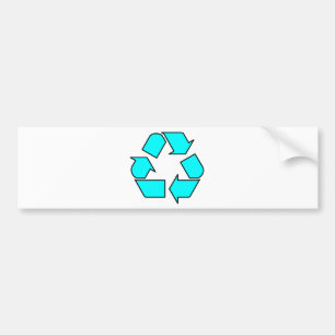 Reduce Reuse Recycle Logo Symbol Arrow 3R Bumper Sticker