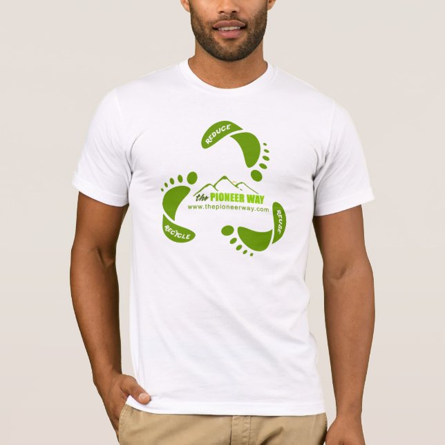 Reduce Reuse Recycle "Made in USA" (Men's) T-shirt (Front)