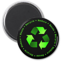 Reduce, Reuse, Recycle Magnet