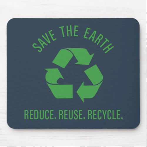 reduce reuse recycle mouse pad