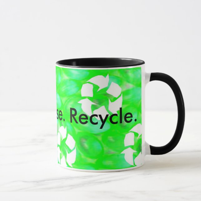 Reduce. Reuse. Recycle. Mug (Right)