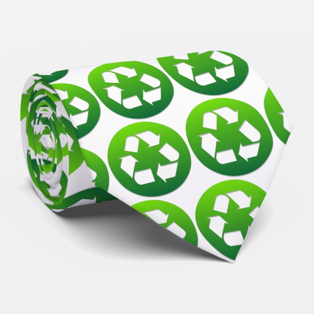 Reduce Reuse Recycle! Neck Tie (Rolled)