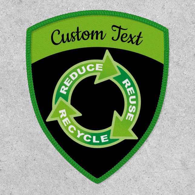 Reduce Reuse Recycle Patch (Front)