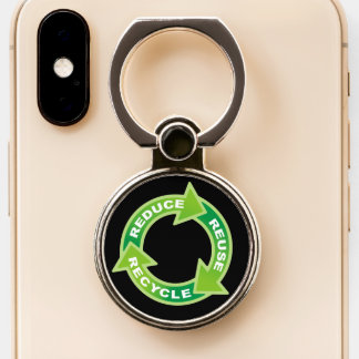 Reduce Reuse Recycle Phone Ring Stand