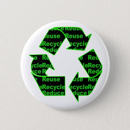 reduce reuse recycle pinback button