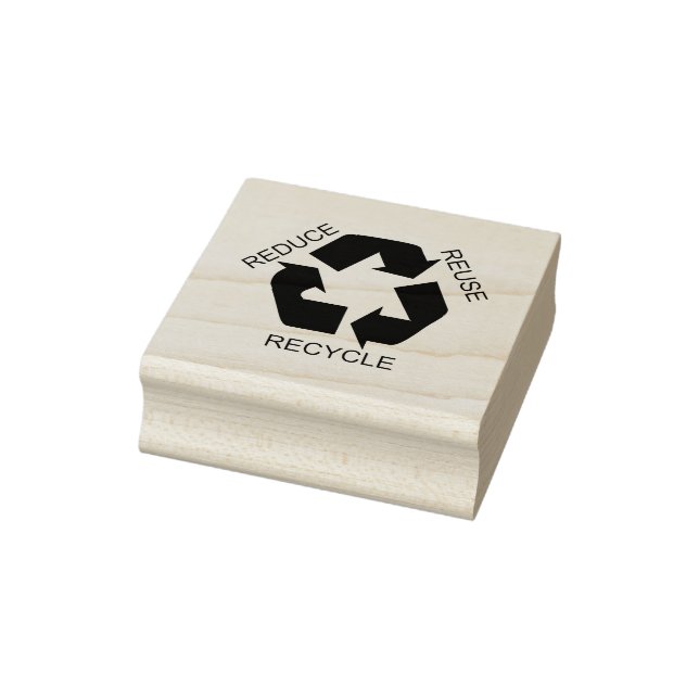 Reduce, Reuse, Recycle Rubber Stamp (Stamp)