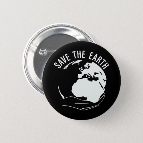Reduce reuse recycle save the earth button