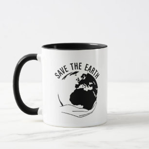 Reduce reuse recycle save the earth mug