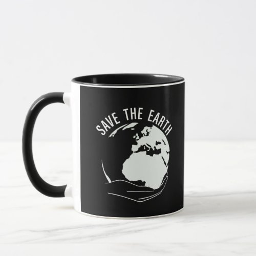 Reduce reuse recycle save the earth mug
