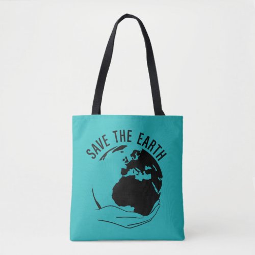 Reduce reuse recycle save the earth tote bag