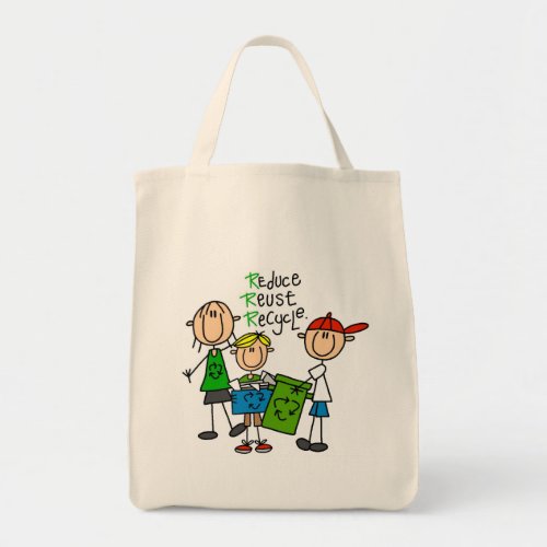 Reduce Reuse Recycle t_shirts and Gifts Tote Bag