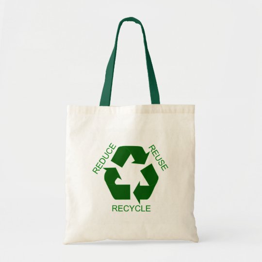 Reduce Reuse Recycle Tote Bag
